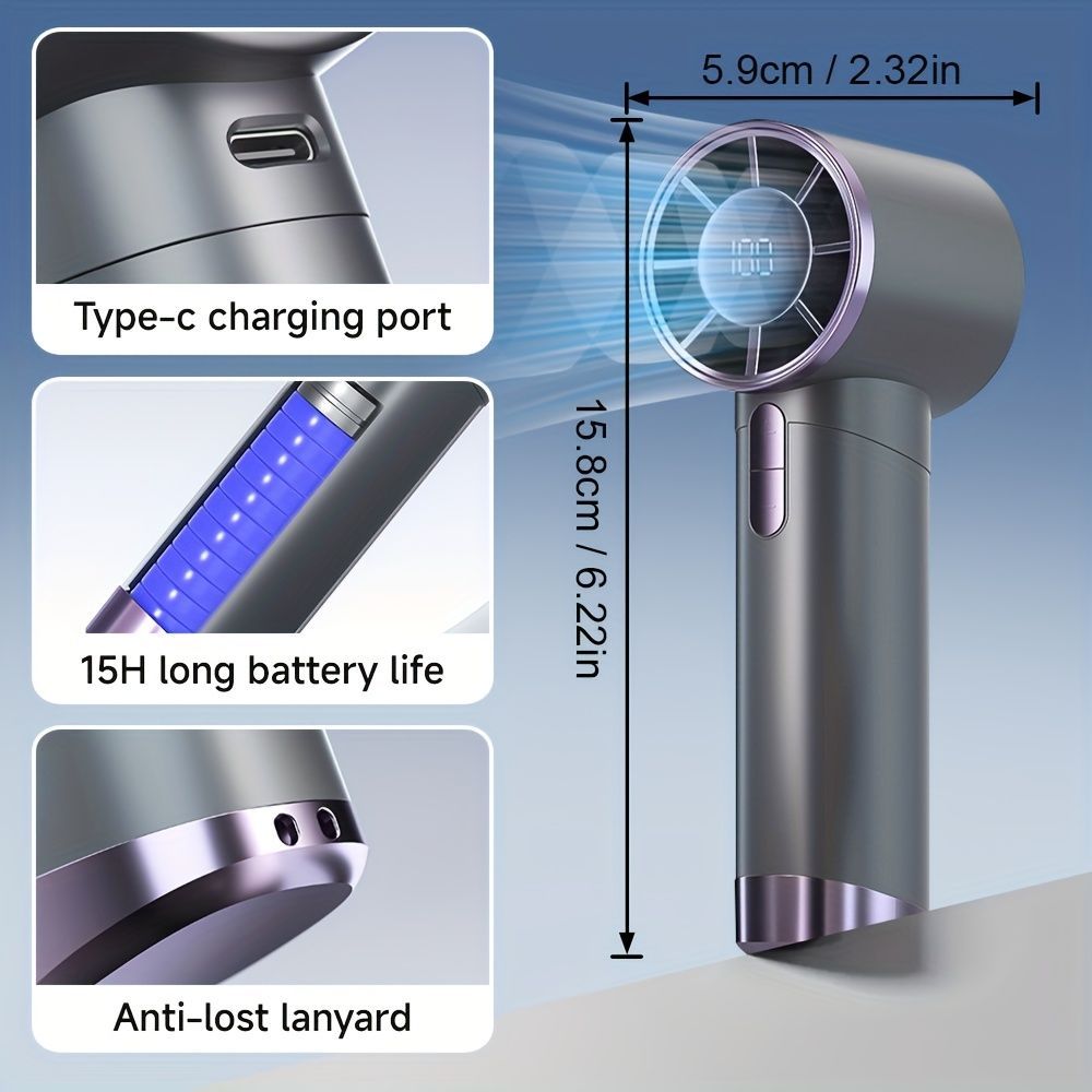 Portable Handheld Turbo Cooling Fan